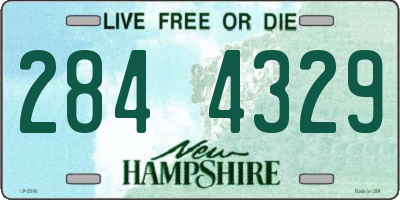 NH license plate 2844329