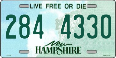 NH license plate 2844330