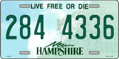NH license plate 2844336
