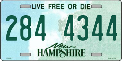 NH license plate 2844344