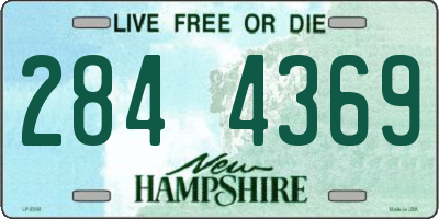 NH license plate 2844369