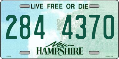NH license plate 2844370
