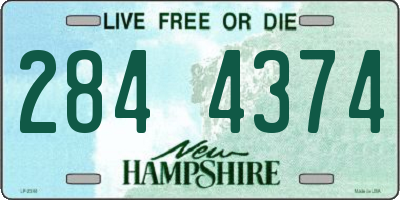 NH license plate 2844374
