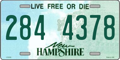 NH license plate 2844378