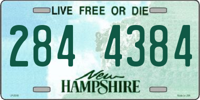 NH license plate 2844384