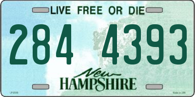 NH license plate 2844393