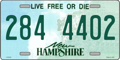 NH license plate 2844402