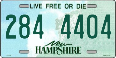 NH license plate 2844404