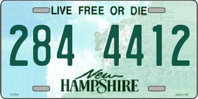 NH license plate 2844412
