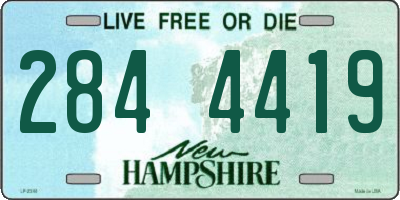 NH license plate 2844419