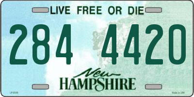 NH license plate 2844420