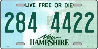 NH license plate 2844422