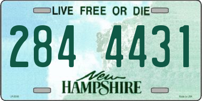 NH license plate 2844431