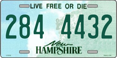 NH license plate 2844432