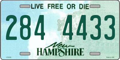 NH license plate 2844433