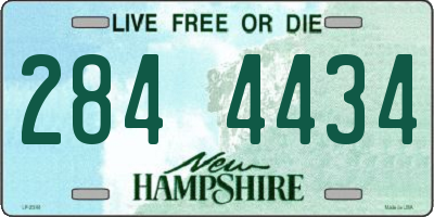 NH license plate 2844434