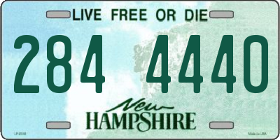 NH license plate 2844440