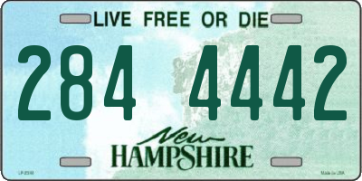 NH license plate 2844442