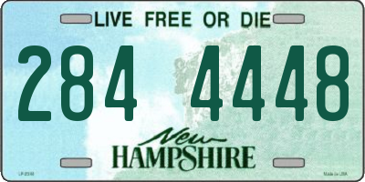 NH license plate 2844448