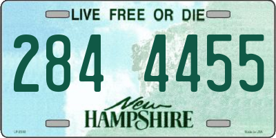 NH license plate 2844455