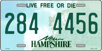 NH license plate 2844456