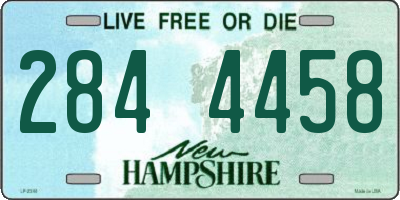 NH license plate 2844458