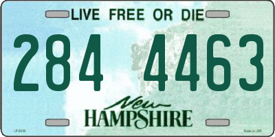 NH license plate 2844463