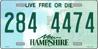 NH license plate 2844474