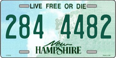 NH license plate 2844482