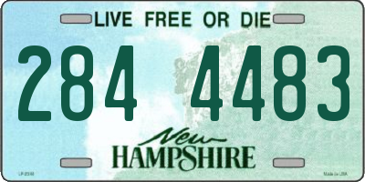NH license plate 2844483