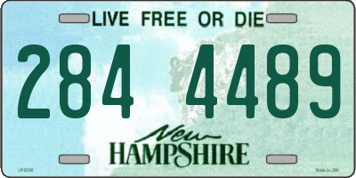 NH license plate 2844489
