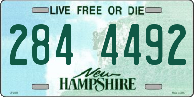 NH license plate 2844492