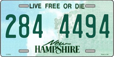 NH license plate 2844494