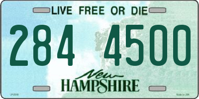 NH license plate 2844500
