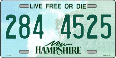 NH license plate 2844525