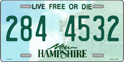 NH license plate 2844532