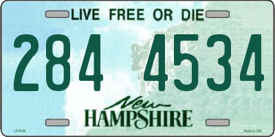 NH license plate 2844534