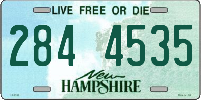 NH license plate 2844535