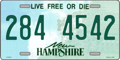 NH license plate 2844542