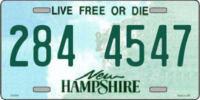 NH license plate 2844547
