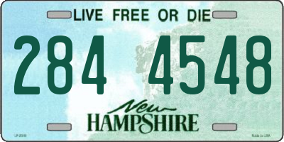 NH license plate 2844548