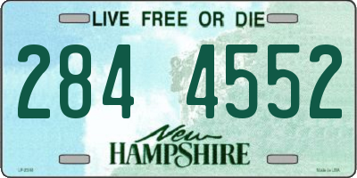 NH license plate 2844552