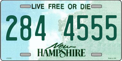 NH license plate 2844555