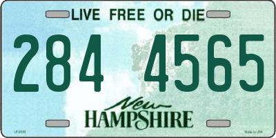 NH license plate 2844565