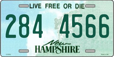 NH license plate 2844566