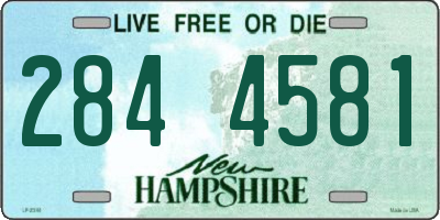 NH license plate 2844581