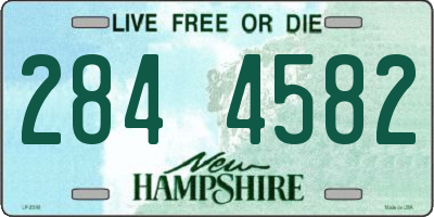 NH license plate 2844582