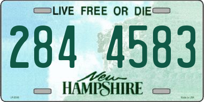 NH license plate 2844583