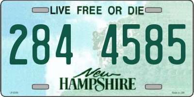 NH license plate 2844585