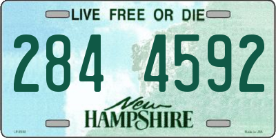 NH license plate 2844592